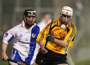 20 October 2007; Aaron Grafin, Ulster, in action against Angus Callanan, Connacht  M. Donnelly Inter-Provincial Hurling Championship Semi-Final, Connacht v Ulster, Sean MacCumhail Park, Ballybofey, Donegal. Picture credit; Oliver McVeigh / SPORTSFILE