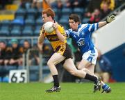 21 October 2007; Eamon doherty, St Eunan's Letterkenny, in action against Sean Higgins, Cavan Gaels. AIB Ulster Club Football C'ship preliminary round, Cavan Gaels v St Eunan's Letterkenny, Breffni Park, Fermanagh. Photo by Sportsfile
