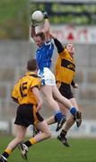 21 October 2007; Anthony Forde, Cavan Gaels, in action against John Haran, St Eunan's Letterkenny, as Brendan Roache, St Eunan's Letterkenny, looks on. AIB Ulster Club Football Championship preliminary round, Cavan Gaels v St Eunan's Letterkenny, Breffni Park, Fermanagh. Photo by Sportsfile