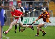 21 October 2007; Gearoid O'Donnell, Crusheen, in action against Paul Lynch, Tulla. Clare senior Hurling Championship Final, Crusheen v Tulla, Cusack Park, Ennis, Co. Clare. Picture credit: Kieran Clancy / SPORTSFILE