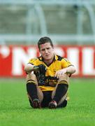 21 October 2007; A dejected Paddy McGowan, St Eunan's Letterkenny, at the end of the game. AIB Ulster Club Football C'ship preliminary round, Cavan Gaels v St Eunan's Letterkenny, Breffni Park, Fermanagh. Photo by Sportsfile