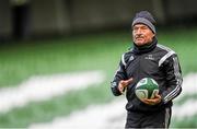 30 January 2015; Kicking coach Dave Alred during squad training at the Aviva Stadium, Lansdowne Road, Dublin. Picture credit: Stephen McCarthy / SPORTSFILE