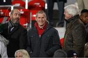 30 January 2015; England rugby head coach Stuart Lancaster in the main stand ahead of the game, International Friendly. Irish Independent Park, Cork.  Picture credit: Matt Browne / SPORTSFILE