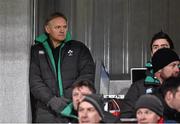 30 January 2015; Ireland rugby head coach Joe Schmidt watches on from the stand before the game. Ireland Wolfhounds v England Saxons, International Friendly. Irish Independent Park, Cork.  Picture credit: Matt Browne / SPORTSFILE