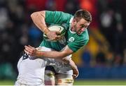 30 January 2015; Jack Conan, Ireland Wolfhounds, is tackled by Lee Dickson, England Saxons. Ireland Wolfhounds v England Saxons, International Friendly. Irish Independent Park, Cork.  Picture credit: Matt Browne / SPORTSFILE