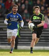 1 February 2015; Alan Freeman, Mayo, in action against Jack Sherwood, Kerry, Allianz Football League, Division 1, Round 1, Kerry v Mayo. Fitzgerald Stadium, Killarney, Co. Kerry.  Picture credit: Brendan Moran / SPORTSFILE
