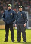 1 February 2015; Joint Mayo managers Pat Holmes, left, and Noel Connelly. Allianz Football League, Division 1, Round 1, Kerry v Mayo. Fitzgerald Stadium, Killarney, Co. Kerry.  Picture credit: Brendan Moran / SPORTSFILE