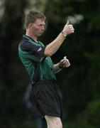 21 October 2007; Referee Ciarán Quigley. Gael Linn Senior Inter-Provincial Championship Camogie Final, Leinster v Ulster, Russell Park, Blanchardstown, Dublin. Picture credit: Ray Lohan / SPORTSFILE