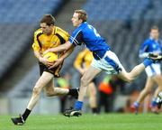 27 October 2007; Enda Muldoon, Ulster, in action against Thomas O'Gorman, Munster. M. Donnelly Inter-Provincial Football Championships Final, Munster v Ulster, Croke Park, Dublin. Photo by Sportsfile