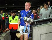 27 October 2007; Munster captain John Mullane with the cup. M. Donnelly Inter-Provincial Hurling Championships Final, Munster v Connacht, Croke Park, Dublin. Photo by Sportsfile