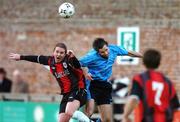 28 October 2007; Dessie Baker, Longford Town, in action against Alan Mahon, UCD. FAI Ford Cup semi-final, UCD v Longford Town, Belfield Park, UCD, Dublin. Picture credit; David Maher / SPORTSFILE