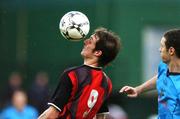 28 October 2007; Dave Mooney, Longford Town, in action against Alan McNally, UCD. FAI Ford Cup semi-final, UCD v Longford Town, Belfield Park, UCD, Dublin. Picture credit; David Maher / SPORTSFILE