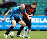 28 October 2007; Conor Sammon, UCD, in action against Sean Prunty, Longford Town. FAI Ford Cup semi-final, UCD v Longford Town, Belfield Park, UCD, Dublin. Picture credit; David Maher / SPORTSFILE