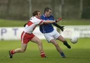 28 October 2007; Shaun Martin, Tullamore, in action against Paul Cashin, Eire Og. Leinster Club Football Championship, Eire Og v Tullamore, Dr Cullen Park, Carlow. Picture credit; Ray Lohan / SPORTSFILE