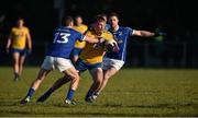 1 February 2015; Enda Smith, Roscommon, in action against Ronan Flanagan, left, and Damien O'Reilly, Cavan. Allianz Football League, Division 2, Round 1, Roscommon v Cavan. Kiltoom, Co. Roscommon. Picture credit: Barry Cregg / SPORTSFILE