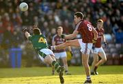1 February 2015; Fiontan O Curraoin, Galway, in action against Mickey Burke, Meath. Allianz Football League Division 2 Round 1, Galway v Meath. Pearse Stadium, Galway. Picture credit: Ray Ryan / SPORTSFILE