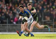 1 February 2015; Jack Sherwood, Kerry, in action against Adam Gallagher, Mayo. Allianz Football League, Division 1, Round 1, Kerry v Mayo. Fitzgerald Stadium, Killarney, Co. Kerry.  Picture credit: Brendan Moran / SPORTSFILE