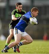 1 February 2015; Pa Kilkenny, Kerry, in action against Kevin McLoughlin, Mayo. Allianz Football League, Division 1, Round 1, Kerry v Mayo. Fitzgerald Stadium, Killarney, Co. Kerry.  Picture credit: Brendan Moran / SPORTSFILE