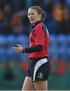 2 February 2015; Referee Helen O'Reilly. Bank of Ireland Leinster Schools Junior Cup, 1st Round, Terenure College v The King's Hospital. Donnybrook Stadium, Donnybrook, Dublin. Picture credit: Barry Cregg / SPORTSFILE