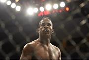 18 January 2015; Lorenz Larkin after defeating John Howard in their welterweight bout. UFC Fight Night, John Howard v Lorenz Larkin, TD Garden, Boston, Massachusetts, USA. Picture credit: Ramsey Cardy / SPORTSFILE