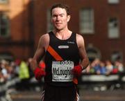 29 October 2007; Second placed Irish runner Cian McLoughlin, Clonliffe Harriers A.C., in action during the adidas Dublin City Marathon 2007, Merrion Square, Dublin. Picture credit: Stephen McCarthy / SPORTSFILE
