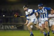 26 October 2007; Diarmuid Connolly, left, St. Vincent's, in action against Malachy Travers, Ballyboden St Enda's. Dublin Senior Hurling Championship Final, St Vincent's v Ballyboden St Enda's, Parnell Park, Dublin. Picture credit: Caroline Quinn / SPORTSFILE *** Local Caption ***