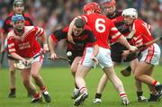 4 November 2007; Barry Mullane, Ballygunner, in action against Mike Drislane, Ballyduff Upper. Waterford Senior Hurling Championship Final, Ballygunner v Ballyduff Upper, Walsh Park, Waterford. Picture credit; Brian Lawless / SPORTSFILE