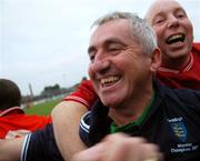 4 November 2007; Ballyduff Upper manager Morris Geary celebrates after the final whistle. Waterford Senior Hurling Championship Final, Ballygunner v Ballyduff Upper, Walsh Park, Waterford. Picture credit; Brian Lawless / SPORTSFILE