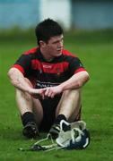 4 November 2007; Shane Walsh, Ballygunner, after defeat to Ballyduff Upper. Waterford Senior Hurling Championship Final, Ballygunner v Ballyduff Upper, Walsh Park, Waterford. Picture credit; Brian Lawless / SPORTSFILE