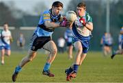 3 February 2015; Davey Byrne, UCD, in action against Kieran Kilcline, Athlone IT. Independent.ie Sigerson Cup, Round 1, UCD v Athlone IT, UCD, Belfield, Dublin. Picture credit: David Maher / SPORTSFILE