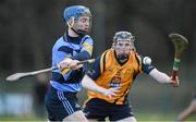 5 February 2015; Oisin O Ruairc, UCD, in action against Dan Staunton, DCU. Independent.ie Fitzgibbon Cup, Group A, Round 2, UCD v DCU. University College Dublin, Dublin. Picture credit: Pat Murphy / SPORTSFILE