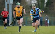 5 February 2015; Conor Devitt, UCD, in action against Padraig Burke, DCU. Independent.ie Fitzgibbon Cup, Group A, Round 2, UCD v DCU. University College Dublin, Dublin. Picture credit: Cody Glenn / SPORTSFILE
