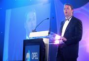 2 November 2007; Dave Sheerin, MD, Opel Ireland, speaking at the 2007 Opel GPA Player of the Year Awards. Gaelic Player Assoication Awards, Citywest Hotel, Conference, Leisure & Golf Resort, Saggart, Co. Dublin. Picture credit: Brendan Moran / SPORTSFILE  *** Local Caption ***