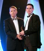 2 November 2007; Stephen Cluxton of Dublin is presented with his award by Dave Sheerin, MD, Opel Ireland, at the 2007 Opel GPA Player of the Year Awards. Gaelic Player Assoication Awards, Citywest Hotel, Conference, Leisure & Golf Resort, Saggart, Co. Dublin. Picture credit: Brendan Moran / SPORTSFILE  *** Local Caption ***