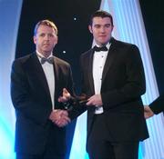 2 November 2007; Stephen Lucey of Limerick is presented with his award by Dave Sheerin, left, MD, Opel Ireland, at the 2007 Opel GPA Player of the Year Awards. Gaelic Player Assoication Awards, Citywest Hotel, Conference, Leisure & Golf Resort, Saggart, Co. Dublin. Picture credit: Brendan Moran / SPORTSFILE  *** Local Caption ***
