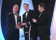 2 November 2007; Henry Shefflin of Kilkenny is presented with his award by Dave Sheerin, left, MD, Opel Ireland, in the company of Dessie Farrell, Chief Executive of the GPA, at the 2007 Opel GPA Player of the Year Awards. Gaelic Player Assoication Awards, Citywest Hotel, Conference, Leisure & Golf Resort, Saggart, Co. Dublin. Picture credit: Brendan Moran / SPORTSFILE  *** Local Caption ***