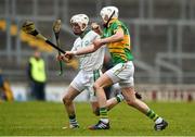 7 February 2015; Conor Walsh, Ballyhale Shamrocks, in action against Jason Grealish, Gort. AIB GAA Hurling All-Ireland Senior Club Championship Semi-Final, Gort v Ballyhale Shamrocks. O’Connor Park, Tullamore, Co. Offaly. Picture credit: Diarmuid Greene / SPORTSFILE