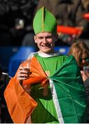 7 February 2015; An Ireland supporter at the Stadio Olimpico. RBS Six Nations Rugby Championship, Italy v Ireland. Stadio Olimpico, Rome, Italy. Picture credit: Stephen McCarthy / SPORTSFILE
