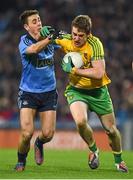 7 February 2015; Hugh McFadden, Donegal, in action against Cormac Costello, Dublin. Allianz Football League, Division 1, Round 2, Dublin v Donegal. Croke Park, Dublin. Picture credit: Ray McManus / SPORTSFILE