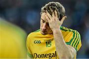7 February 2015; Donegal's Hugh McFadden dejected following his side's loss. Allianz Football League, Division 1, Round 2, Dublin v Donegal. Croke Park, Dublin. Picture credit: Ramsey Cardy / SPORTSFILE