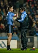 7 February 2015; Eoin Culligan, Dublin, gets treatment for an injury before being substituted. Allianz Football League, Division 1, Round 2, Dublin v Donegal. Croke Park, Dublin. Picture credit: Piaras Ó Mídheach / SPORTSFILE