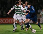 9 November 2007; Dave Warren, Waterford United, in action against Paul Shiels, Shamrock Rovers. eircom League of Ireland Premier Division, Shamrock Rovers v Waterford United, Tolka Park, Dublin. Picture credit; Matt Browne / SPORTSFILE *** Local Caption ***