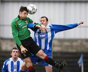10 November 2007; Paul Leeman, Glentoran, in action against John Neill, Coleraine. Carnegie Premier League, Coleraine v Glentoran, The Showgrounds, Coleraine, Co. Derry. Picture credit: Oliver McVeigh / SPORTSFILE