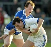 11 Novenber 2007; Paul Conlon, St Vincent's, Dublin, in action against Joe Sheridan, Seneschalstown, Meath. AIB Leinster Club Senior Football Championship Quarter-Final, St Vincent's, Dublin v Seneschalstown, Meath, Parnell Park, Dublin. Picture credit: Ray Lohan / SPORTSFILE