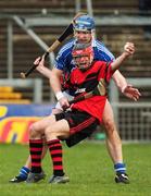 11 November 2007; Liam Costello, Adare, in action against Stephen Lucey, Croom. Limerick Senior Hurling Championship Final, Croom v Adare, Gaelic Grounds, Limerick. Picture credit; Kieran Clancy / SPORTSFILE