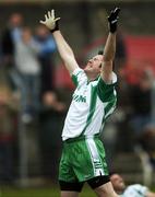 11 November 2007; Baltinglass' Shane Wall celebrates at the final whistle. Wicklow Senior Football Championship Final Replay, Baltinglass v Rathnew, County Park, Aughrim, Co. Wicklow. Picture credit; Matt Browne / SPORTSFILE