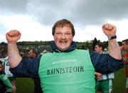 11 November 2007; Baltinglass manager Tommy Murphy celebrates at the final whistle. Wicklow Senior Football Championship Final Replay, Baltinglass v Rathnew, County Park, Aughrim, Co. Wicklow. Picture credit; Matt Browne / SPORTSFILE *** Local Caption ***