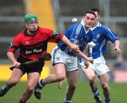 11 November 2007; Patsy Cahill, Croom, in action against Donnacha Sheehan, Adare. Limerick Senior Hurling Championship Final, Croom v Adare, Gaelic Grounds, Limerick. Picture credit; Kieran Clancy / SPORTSFILE