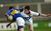 11 Novenber 2007; Diarmuid Connolly, St Vincent's, Dublin, in action against Andrew Collins, Seneschalstown, Meath. AIB Leinster Club Senior Football Championship Quarter-Final, St Vincent's, Dublin v Seneschalstown, Meath, Parnell Park, Dublin. Picture credit: Ray Lohan / SPORTSFILE