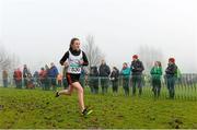 8 February 2015; Ailbhe Morgan from Sligo AC on her way to winning the girls under-15 2500m, at the GloHealth Intermediate, Master and Juvenile B Cross Country Championships, Palace Grounds, Tuam, Co. Galway. Picture credit: Matt Browne / SPORTSFILE